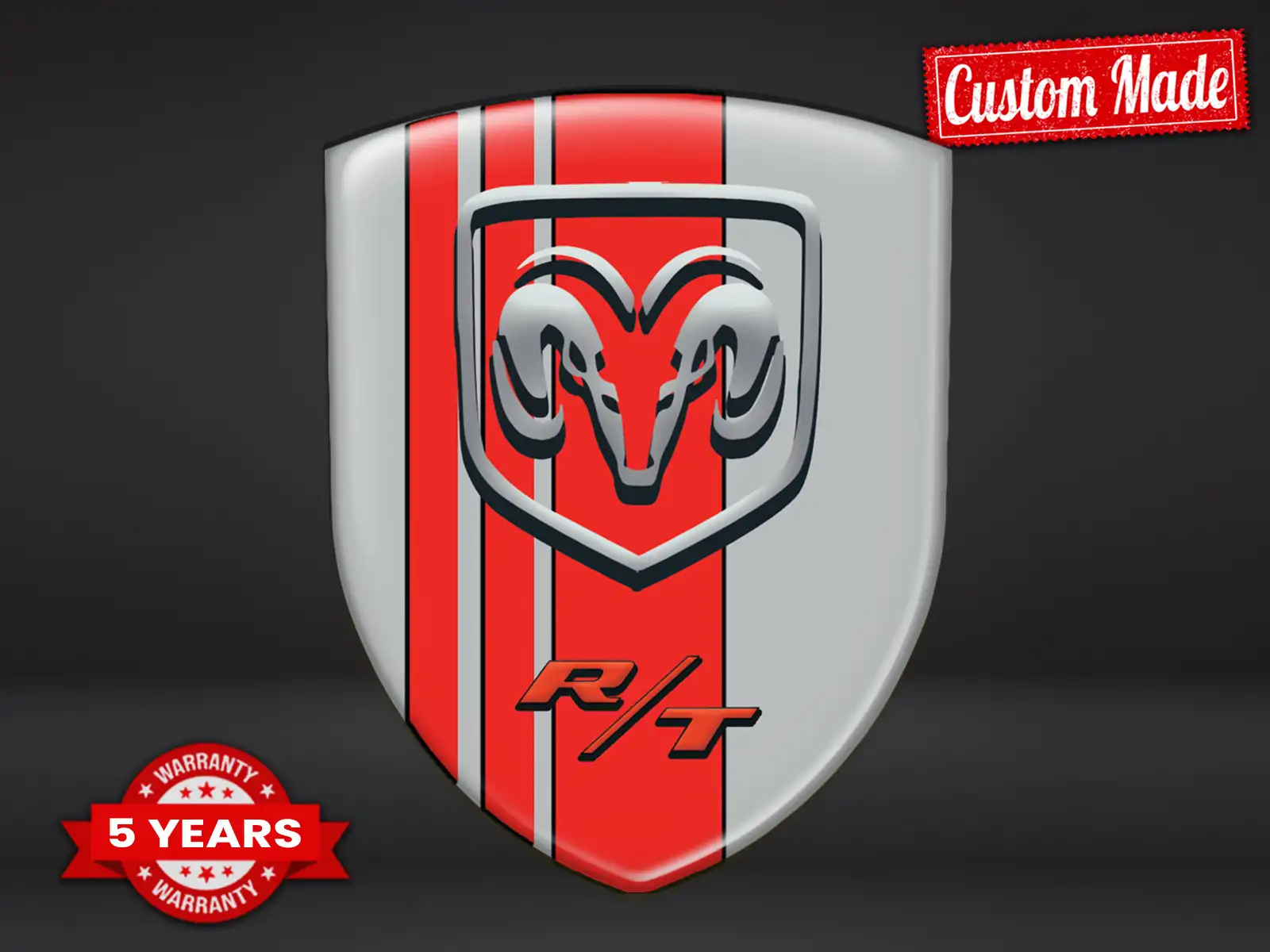 Dodge Autocollants Vitre Arrière Max Pro Durable Stylés